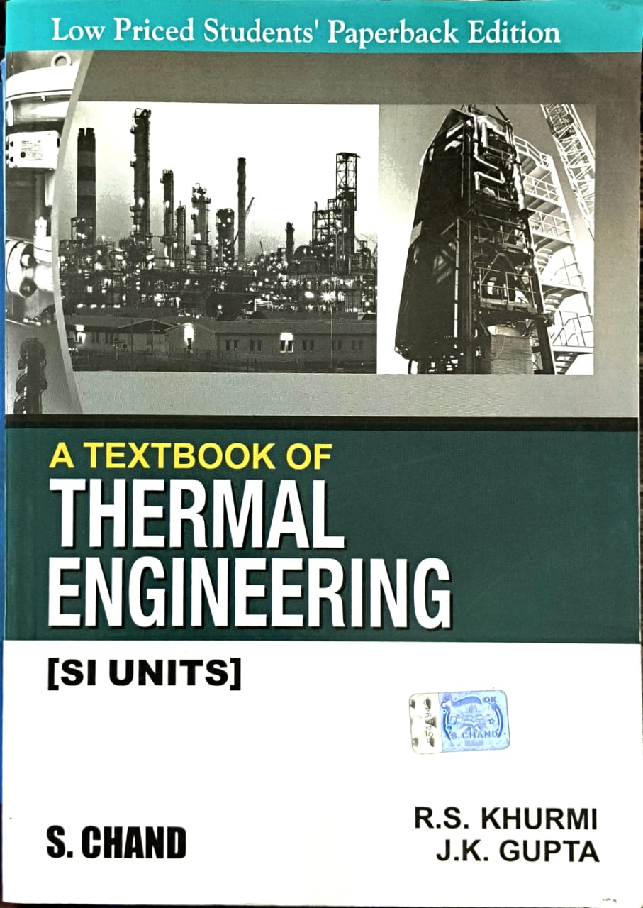 A TEXTBOOK OF THERMAL ENGINEERING