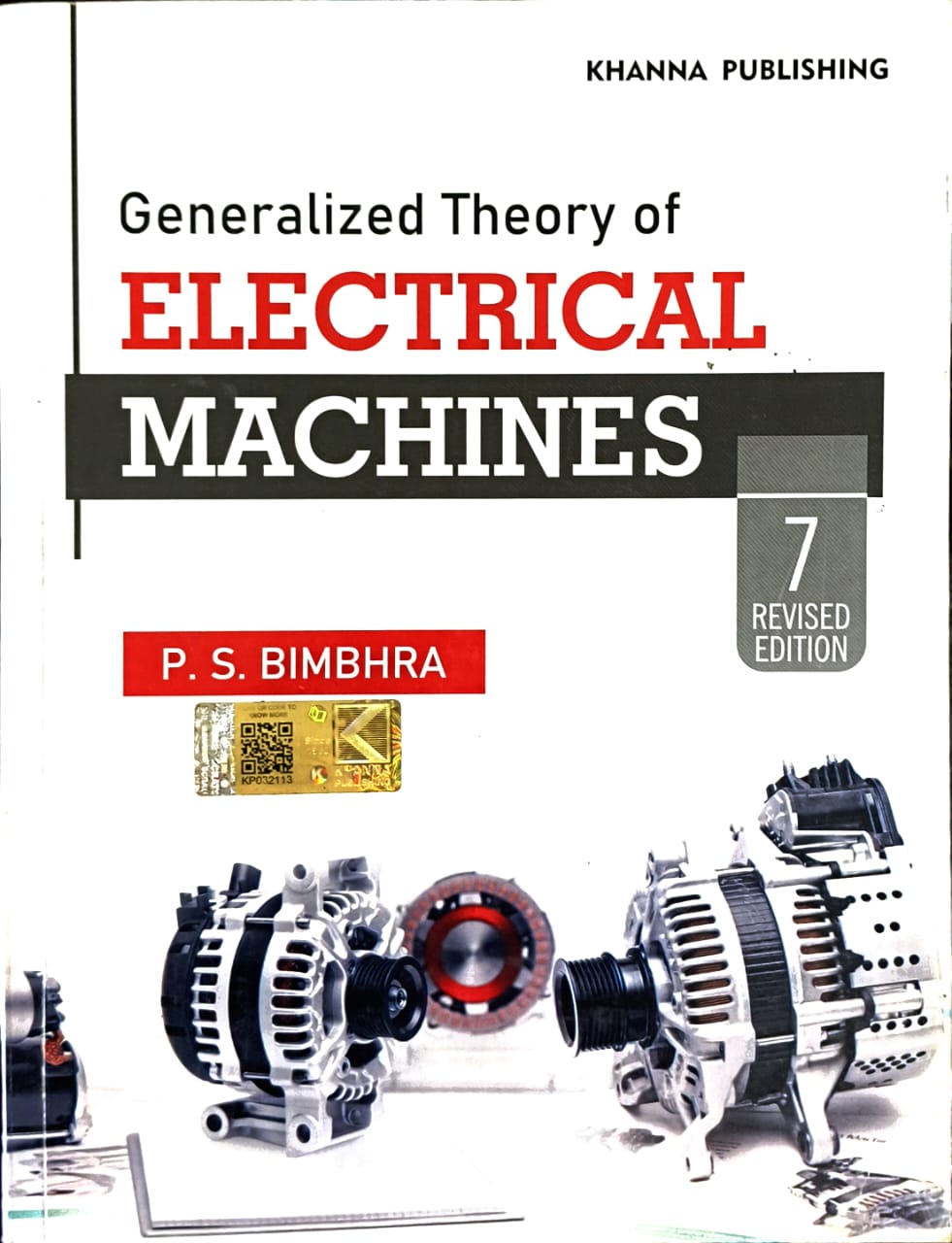 Generalized Theory of ELECTRICAL MACHINES